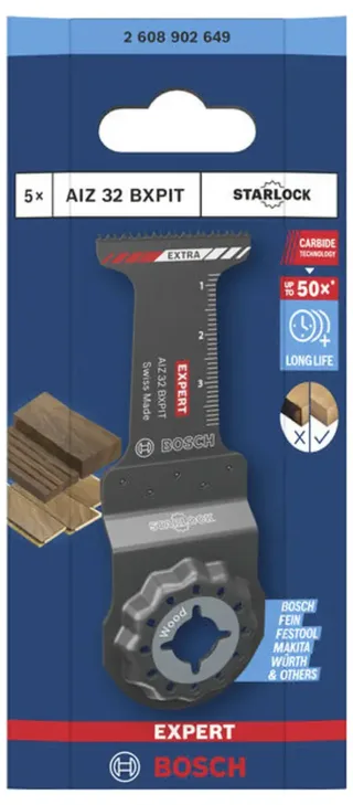Bosch Accessories 2608902649 2608902649 Tauchsägeblatt 5teilig 5 St. fra Bosch Professional – produktbillede 2 af 2