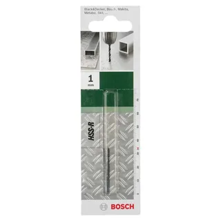 Bosch Accessories 2609255001 2609255001 HSS Foret pour le métal 1.5 mm Longueur totale 40 mm laminé au rouleau DIN 338 tige cylindrique 1 pc(s) de Bosch Professional – image du produit 2 sur 2