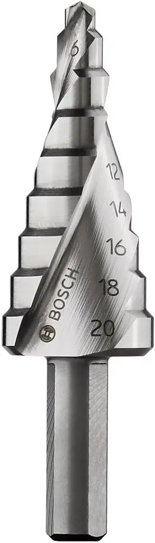 Bosch Accessories 2609255115 HSS Stufenbohrer Gesamtlänge 75 mm 3-Flächenschaft 1 St. de Bosch Professional – image du produit 2 sur 2
