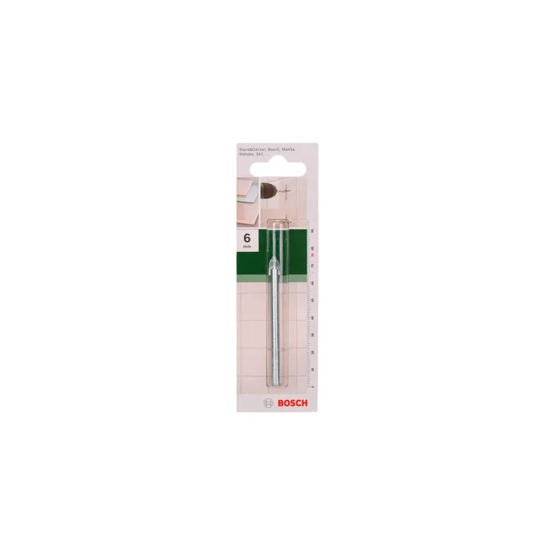 Bosch Accessories 2609255467 Glas- und Fliesenbohrer 6 mm Gesamtlänge 76 mm Zylinderschaft 1 St. by Bosch Professional – product image 2 of 2