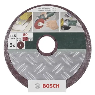 Bosch Accessories 2609256252 Schleifpapier für Schleifteller Körnung (num) 80 (Ø) 125 mm 5 St. by Bosch Professional – product image 1 of 2