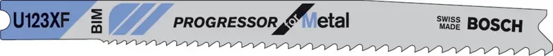 Bosch Accessories 2609256770 Stichsägeblatt HSS, U 123 XF Progressor for Metal 2 St. by Bosch Professional – product image