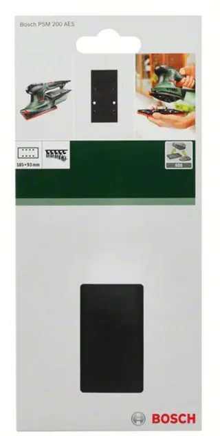 Bosch Accessories 2609256D19 Schuurschijf voor PSM 200 AES, SDS-systeem, 185 x 93 mm, met klittenbandbevestiging by Bosch Home & Garden – product image 2 of 2