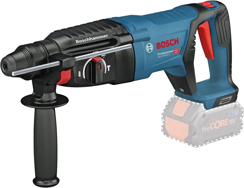 Bosch accu boorhamer met SDS plus GBH 18V-26 D Solo - 0611916001 van Bosch Professional – productafbeelding