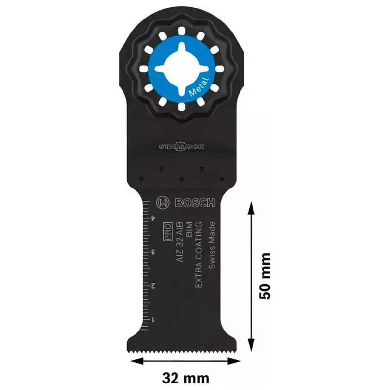 Bosch AIZ 32 AIB - Multifunctioneel Zaagblad - Bimetallisch - Starlock Montage - 32x50 mm von Bosch Professional – Produktbild 4 von 6