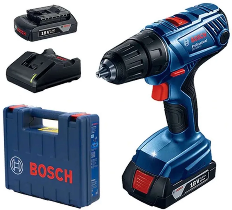 BOSCH BLAUW GSR 18V-50 | ACCU BOOR-SCHROEFMACHINE | INCL. ACCU'S & OPLADER de Bosch Professional – image du produit