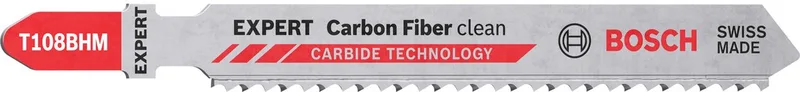 EXPERT Carbide Stichsägeblatt T 108 BHM ''Carbon Fiber Clean'' von Bosch Professional – Produktbild 1 von 6