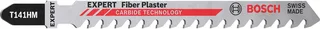 Bosch EXPERT Fiber Plaster T 141 HM Stichsägeblatt 3 Stück für Stichsägen von Bosch Professional – Produktbild 1 von 6