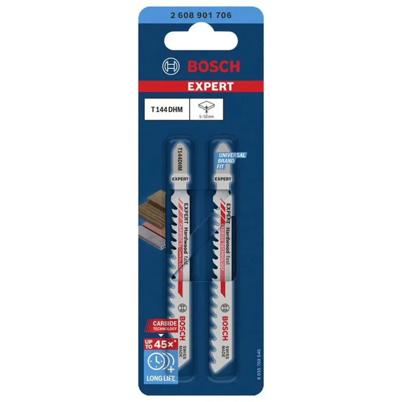 Bosch Accesorios Lame De Scie Sauteuse Expert T144dhm 2 Unités de Bosch Professional – image du produit 2 sur 6