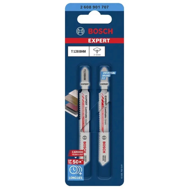 Bosch Accesorios Lame De Scie Sauteuse Expert T128bhm 2 Unités de Bosch Professional – image du produit 2 sur 6