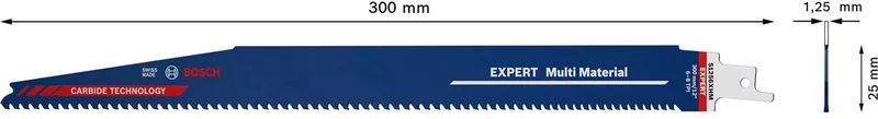 Bosch Expert Multi Material S 1256 XHM Reciprozaagblad - 26089003... by Bosch Professional – product image