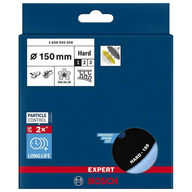Bosch Expert Multihole universele steunschijf 150 mm hard - 26089... de Bosch Professional – image du produit 2 sur 6
