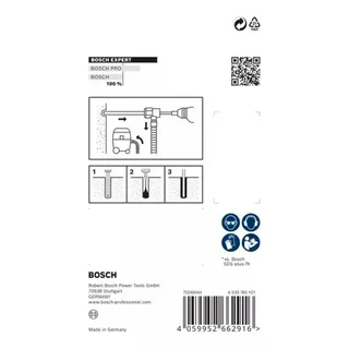 Bosch Accesorios Expert Sds Clean Plus-8x Väggborr 8x100x225 Mm von Bosch Professional – Produktbild 3 von 6