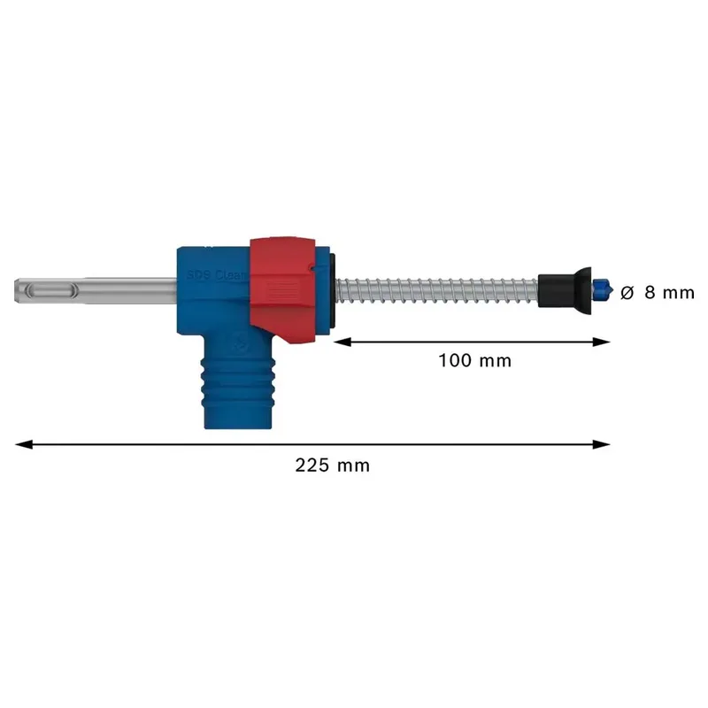 Bosch Accesorios Expert Sds Clean Plus-8x Väggborr 8x100x225 Mm von Bosch Professional – Produktbild 4 von 6