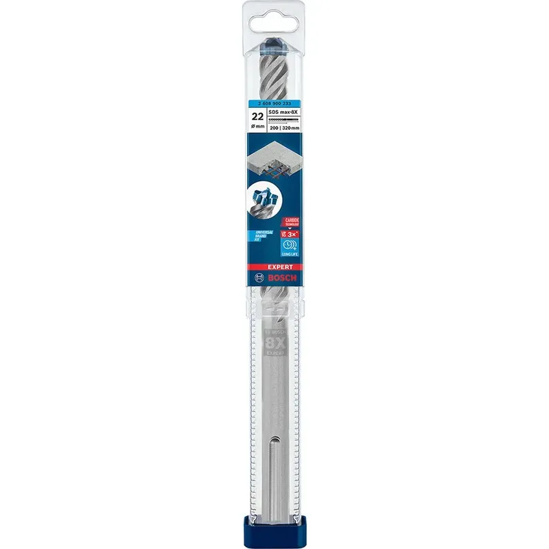 Bosch EXPERT SDS max-8X hamerboor 22 x 200 x 320 mm van Bosch Professional – productafbeelding 2 van 2
