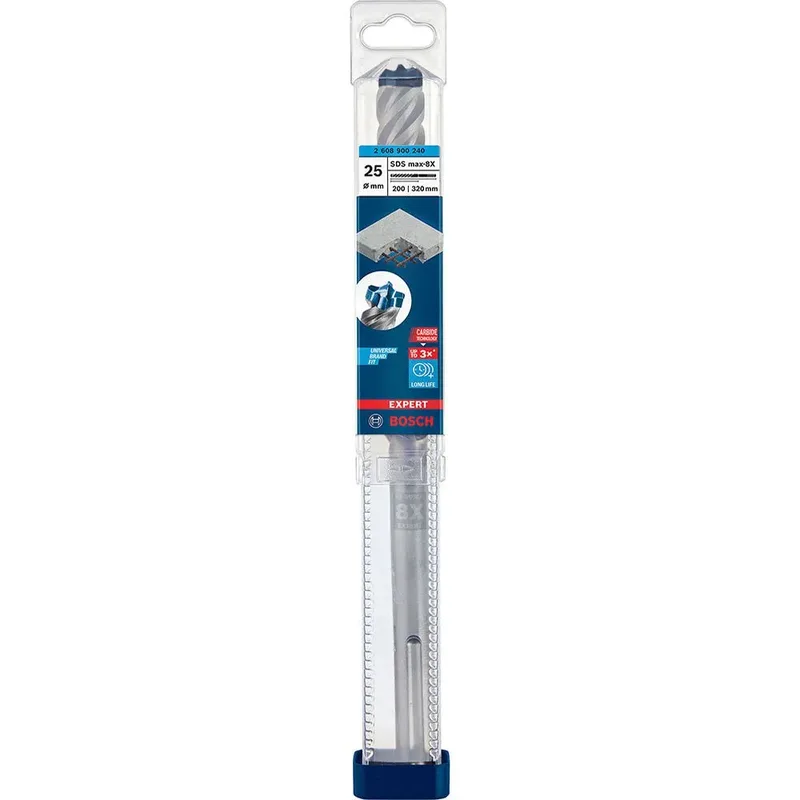 Bosch EXPERT SDS max-8X hamerboor 25 x 200 x 320 mm by Bosch Professional – product image 2 of 2