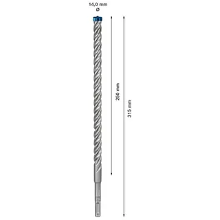 Bosch EXPERT SDS plus-7X hamerboor 14 x 250 x 315 mm de Bosch Professional – image du produit 2 sur 6