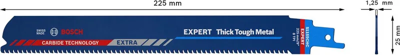 Bosch Expert Serie - Reciprozaagblad - 225mm - Metaal - S1155CHC by Bosch Professional – product image