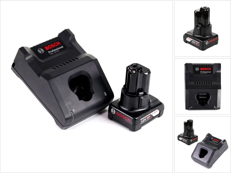 Bosch GAL 12V-40 Professionele Snellader voor 12V accu's ( 1600A019R3 ) + 6.0 Ah accu ( 1600A00X7H ) de Bosch Professional – image du produit