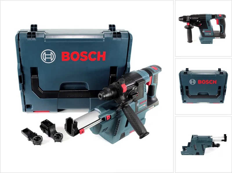 Bosch GBH 18 V-26 accudraaihamer Professional SDS-Plus + GDE 18V-16 stofafzuiger + L-Boxx - zonder accu, zonder oplader de Bosch Professional – image du produit