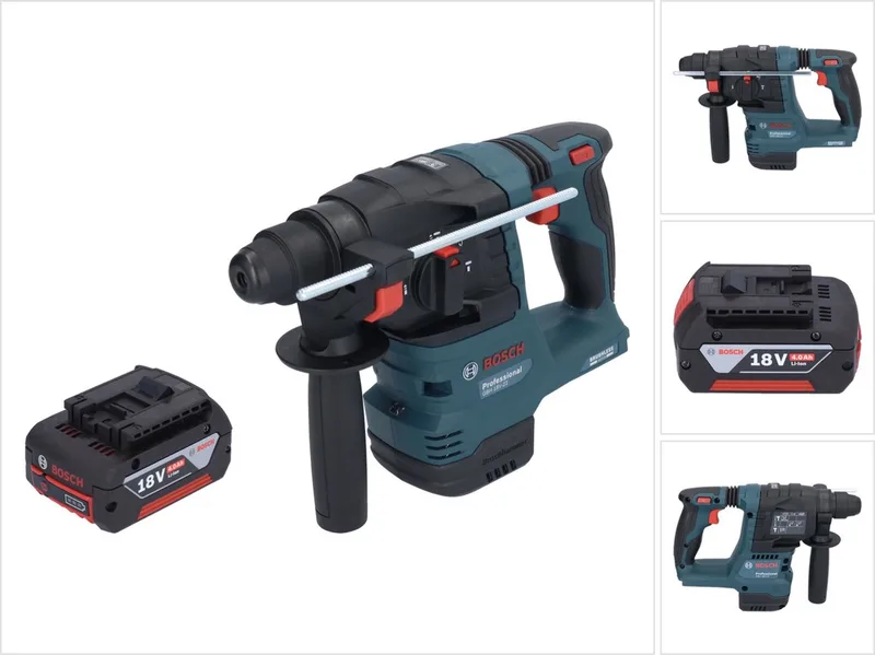 Bosch GBH 18V-22 Professional accu-boorhamer 18 V 1,9 J SDS Plus Brushless + 1x accu 4,0 Ah - zonder oplader de Bosch Professional – image du produit