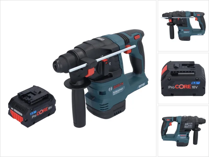 Bosch GBH 18V-22 Professionele accu boorhamer 18 V 1,9 J SDS Plus Brushless + 1x ProCORE oplaadbare accu 8,0 Ah - zonder oplader von Bosch Professional – Produktbild