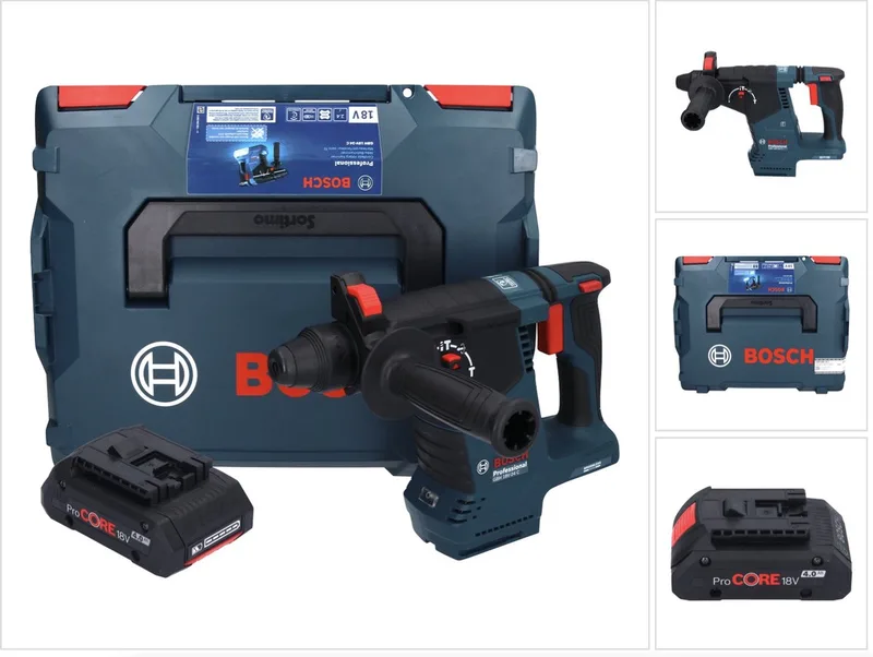 Bosch GBH 18V-24 C Professionele accu boorhamer 18 V 2,4 J Brushless SDS plus + 1x ProCORE accu 4,0 Ah + L-BOXX - zonder lader de Bosch Professional – image du produit