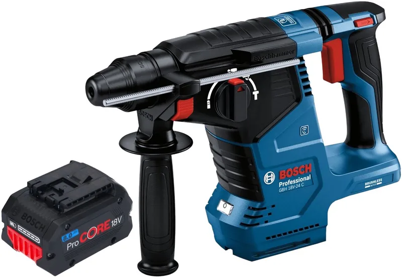 Bosch GBH 18V-24 C Professionele accu boorhamer 18 V 2,4 J Brushless SDS plus + 1x ProCORE oplaadbare accu 8,0 Ah - zonder oplader de Bosch Professional – image du produit