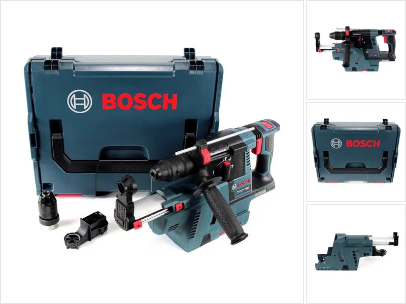 Bosch GBH 18V-26 F accu-boorhamer 18V 2,6J SDS-Plus Solo in L-Boxx met stofafzuiging - zonder accu, zonder oplader by Bosch Professional – product image