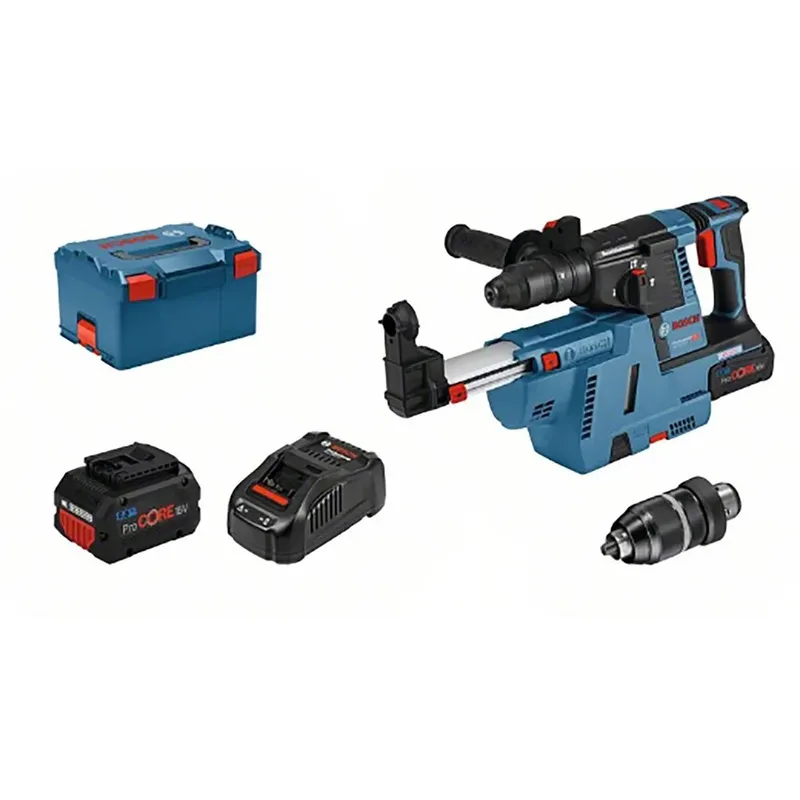 Bosch GBH 18V-26 F accu boorhamer met SDS plus / 2x 5,5Ah ProCORE... van Bosch Professional – productafbeelding 2 van 6