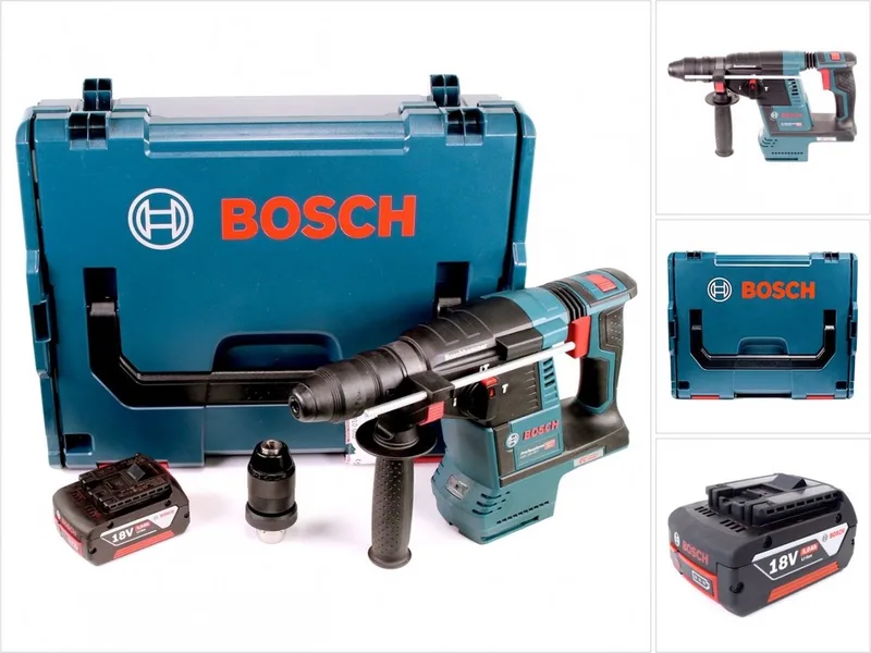 Bosch GBH 18V-26 F accuboormachine 18V 2,6J borstelloos SDS plus + 1x accu 2,0Ah + L-Boxx - zonder snellader de Bosch Professional – image du produit