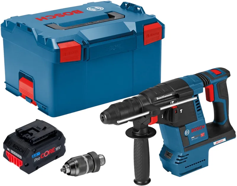 Bosch GBH 18V-26 F Professional accu-boorhamer 18 V 2,6 J SDS plus Brushless + 1x ProCORE accu 8,0 Ah + L-Boxx - zonder oplader van Bosch Professional – productafbeelding