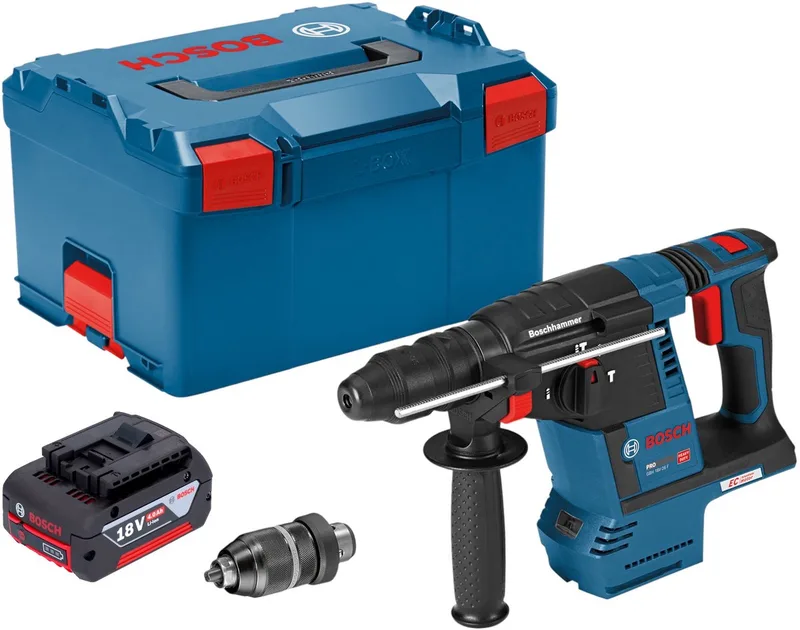 Bosch GBH 18V-26 F Professional accuboormachine 18 V 2,6 J SDS plus Brushless + 1x accu 4,0 Ah + L-Boxx - zonder oplader de Bosch Professional – image du produit
