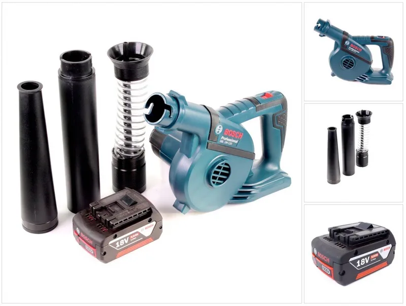 Bosch GBL 18 V-120 accubladblazer Bladblazer met 1 x Bosch GBA 18 V 5,0 Ah accu von Bosch Professional – Produktbild