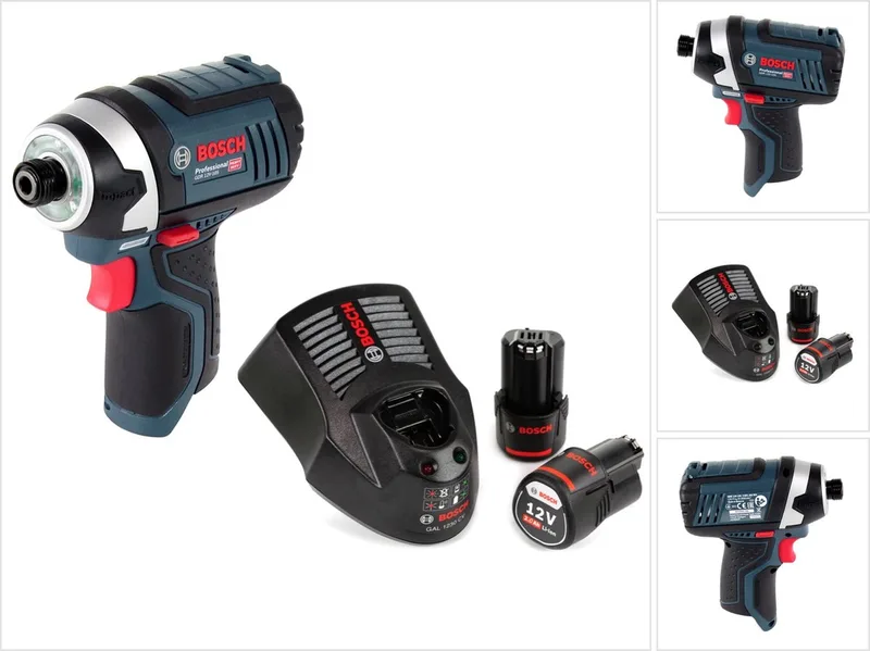 Bosch GDR 12V-105 accu-slagmoersleutel 12V 105Nm + 2x oplaadbare accu 2.0Ah + lader de Bosch Professional – image du produit