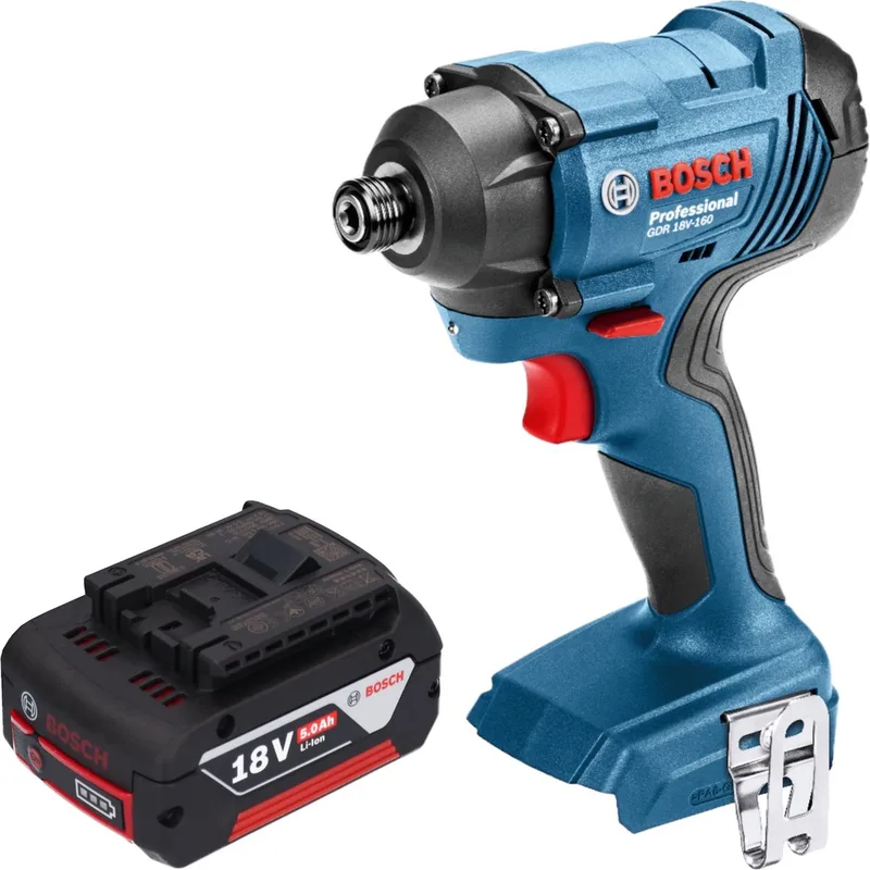 Bosch GDR 18V-160 Professionele accu-slagmoersleutel 18 V 160 Nm 1/4" + 1x oplaadbare accu 5.0 Ah - zonder oplader de Bosch Professional – image du produit