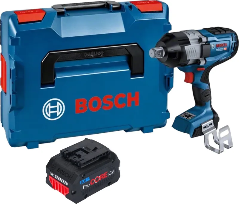 Bosch GDS 18V-1600 HC Professionele accu-slagmoersleutel 18 V 1600 Nm 3/4'' BITURBO Brushless + 1x ProCORE oplaadbare accu 8.0 Ah + L-Boxx - zonder oplader von Bosch Professional – Produktbild