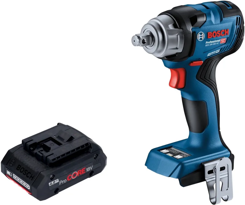 Bosch GDS 18V-330 HC Professionele accu-slagmoersleutel 18 V 330 Nm 1/2" borstelloos + 1x ProCORE oplaadbare accu 4,0 Ah - zonder oplader by Bosch Professional – product image