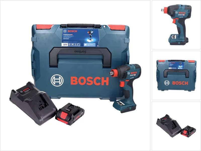 Bosch GDX 18V-210 C Professional accu-slagschroevendraaier 18 V 210 Nm borstelloos + 1x ProCORE accu 4,0 Ah + oplader + connectiviteitsmodule + L-Boxx van Bosch Professional – productafbeelding