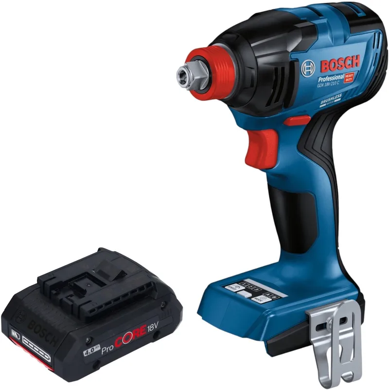 Bosch GDX 18V-210 C Professionele accu-slagmoersleutel 18 V 210 Nm borstelloos + 1x ProCORE oplaadbare accu 4.0 Ah - zonder oplader by Bosch Professional – product image