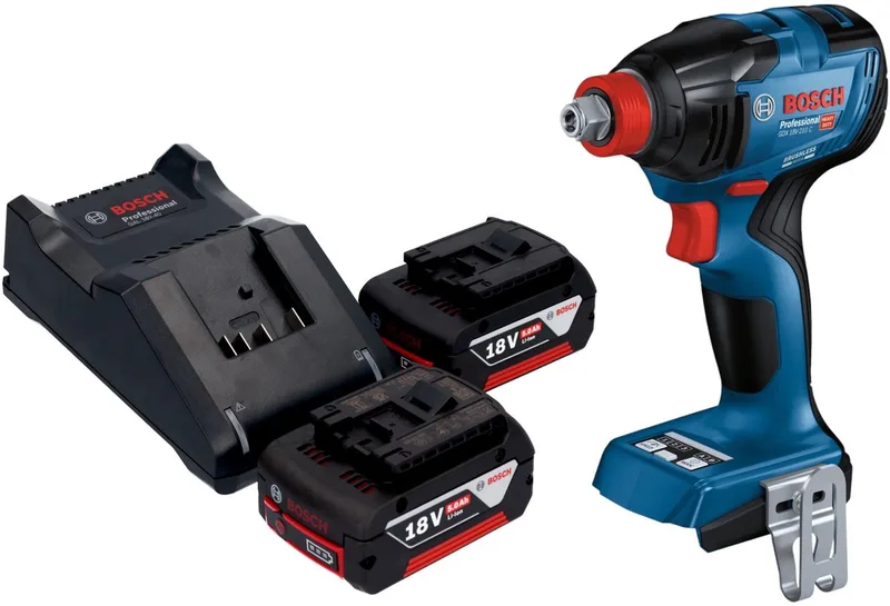 Bosch GDX 18V-210 C Professionele accu-slagmoersleutel 18 V 210 Nm borstelloos + 2x oplaadbare accu 5.0 Ah + lader von Bosch Professional – Produktbild