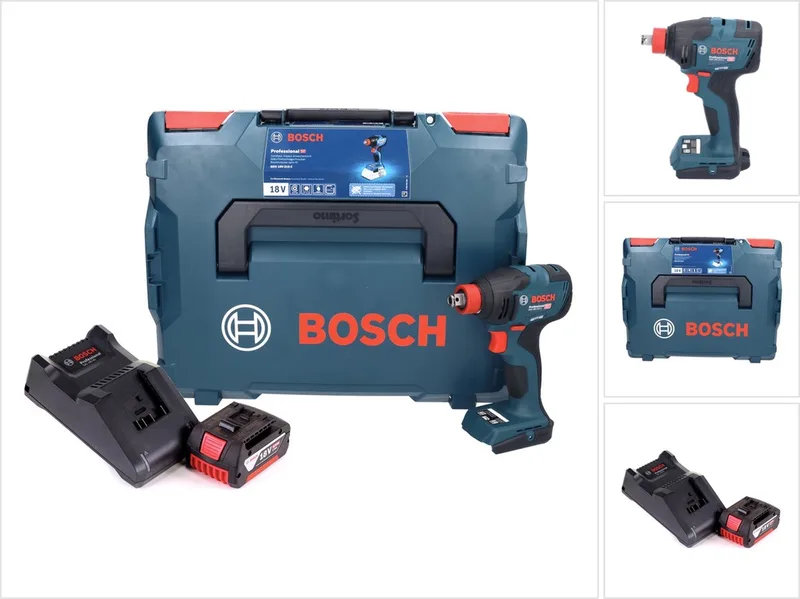 Bosch GDX 18V-210 C Professionele accu-slagmoersleutel 18 V 210 Nm borstelloos + 1x oplaadbare accu 5.0 Ah + lader + L-Boxx von Bosch Professional – Produktbild