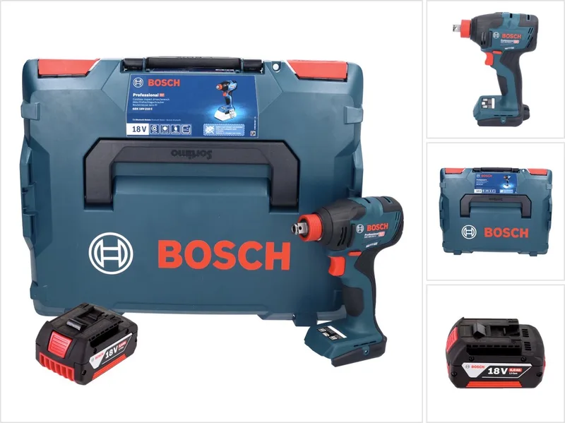 Bosch GDX 18V-210 C Professionele accu-slagmoersleutel 18 V 210 Nm borstelloos + 1x oplaadbare accu 5.0 Ah + L-Boxx - zonder oplader by Bosch Professional – product image