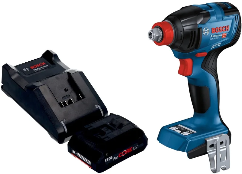 Bosch GDX 18V-210 C Professionele accu-slagmoersleutel 18 V 210 Nm borstelloos + 1x oplaadbare accu 4.0 Ah + lader by Bosch Professional – product image