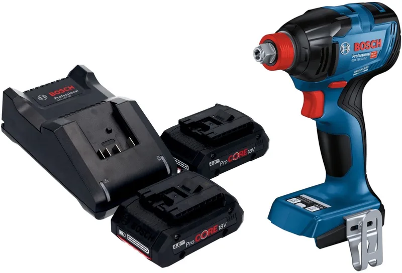 Bosch GDX 18V-210 C Professionele accu-slagmoersleutel 18 V 210 Nm borstelloos + 2x ProCORE oplaadbare accu 4.0 Ah + lader von Bosch Professional – Produktbild