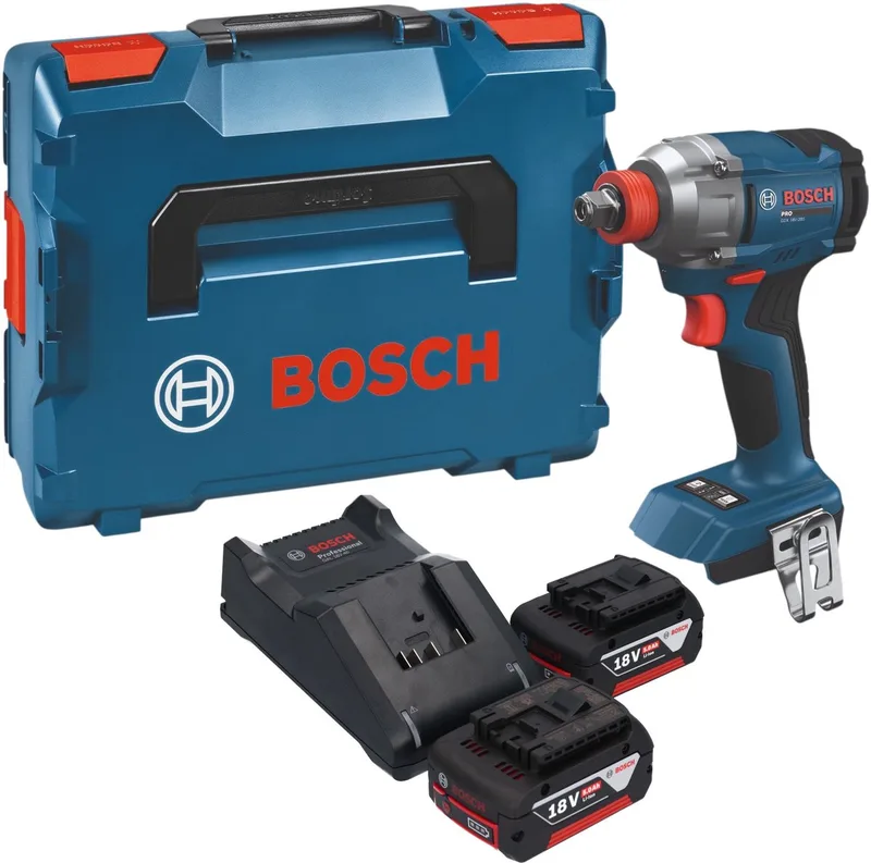 Bosch GDX 18V-285 Professional accu-slagschroevendraaier 18 V 285 Nm + 2x accu 5,0 Ah + oplader + L-Boxx fra Bosch Professional – produktbillede