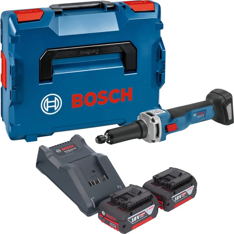 Bosch GGS 18V-23 LC Professionele rechte accuslijpmachine 18 V borstelloos + 2x accu 4.0 Ah + lader + L-Boxx by Bosch Professional – product image