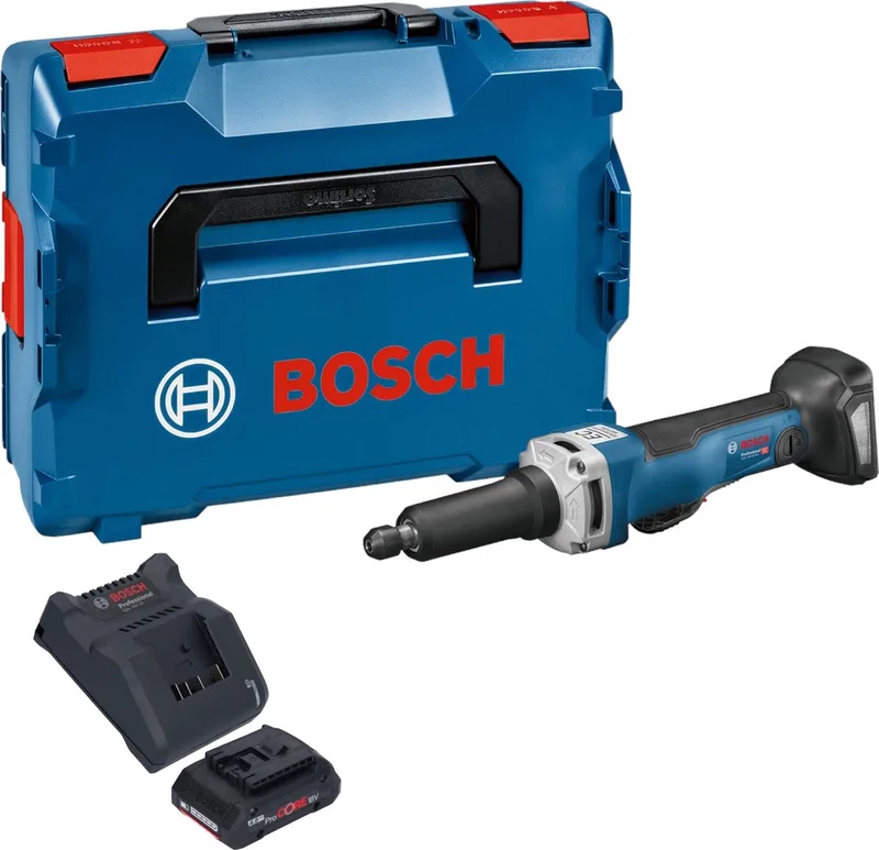 Bosch GGS 18V-23 PLC Professional accu-rechte slijper 18 V borstelloos + 1x ProCore accu 4,0 Ah + oplader + L-Boxx de Bosch Professional – image du produit