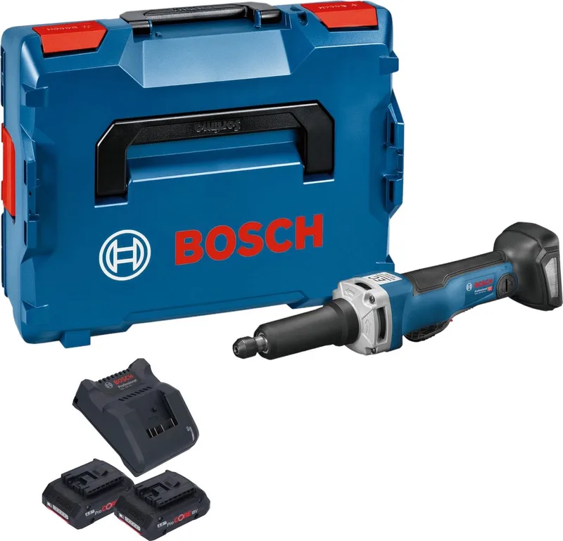 Bosch GGS 18V-23 PLC Professional accu-rechte slijper 18 V borstelloos + 2x ProCore accu 4,0 Ah + oplader + L-Boxx von Bosch Professional – Produktbild