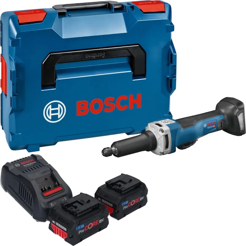 Bosch GGS 18V-23 PLC Professionele rechte accuslijpmachine 18 V borstelloos + 2x ProCore accu 8.0 Ah + lader + L-Boxx by Bosch Professional – product image